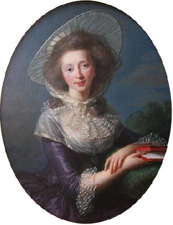 elisabeth vigee-lebrun Portrait of Victoire Pauline de Riquet de Caraman (1764-1834), wife of Jean Louis, Vicomte de Vaudreuil (1763-1816) oil painting image